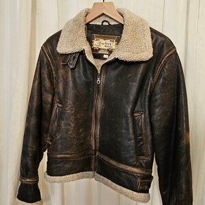 Vintage G-III Leather Bomber Jacket - Women's M